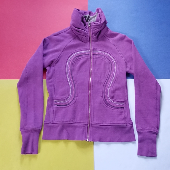 lululemon athletica Sweaters - Lululemon Scuba Essential Purple Sweatshirt